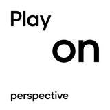 Schriftzug Play on perspective