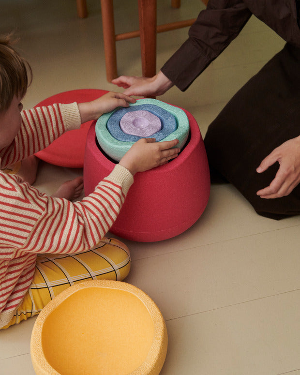 Stapelstein® Base unique – Sgabello modulare per bambini e base di equilibrio per una seduta dinamica 