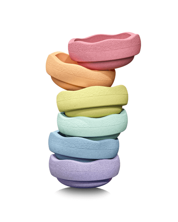 Stapelstein Original Mini rainbow pastel