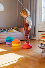 Stapelstein® Original Rainbow – 6-teiliges Set für kreatives Spiel & Bewegung
