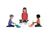 Spielidee Größen zuordnen mit Stapelstein® - Spielidee für Kinder im Alter von 3-6, 6-10 Jahren