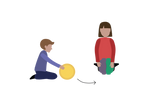 Spielidee Stapelstein® rollen mit Stapelstein® - Spielidee für Kinder im Alter von 1-3, 3-6 Jahren