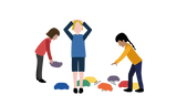 Spielidee Wecker mit Stapelstein® - Spielidee für Kinder im Alter von 3-6, 6-10 Jahren